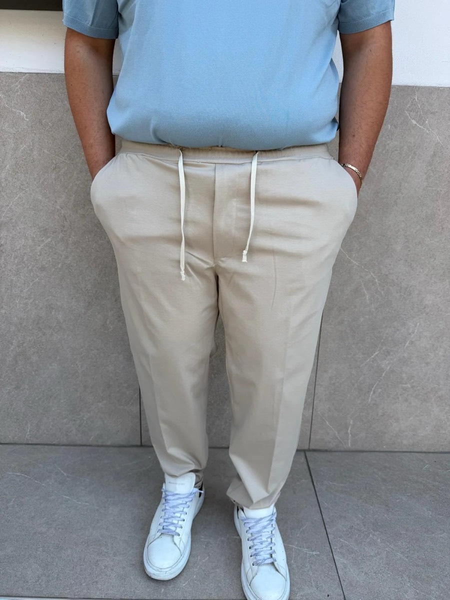 Pantalaccio Punto Milano beige